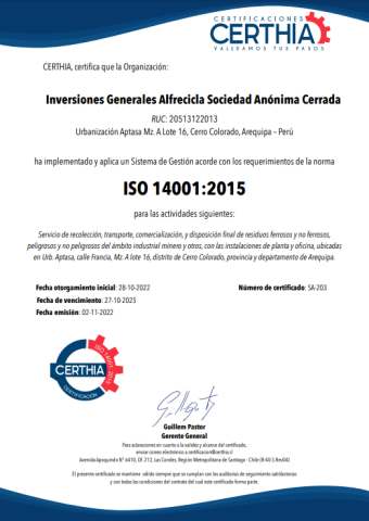 ISO 14001 - 2022