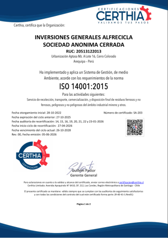 ISO 14001 - 2026
